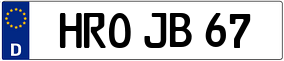 Truck License Plate